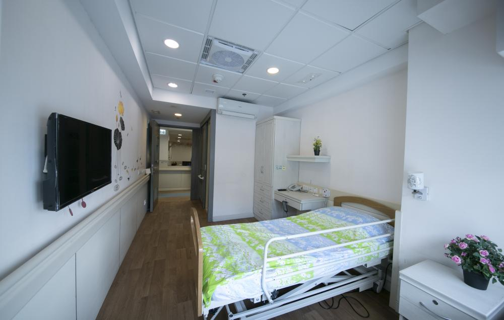 曾肇添護老院的單人房